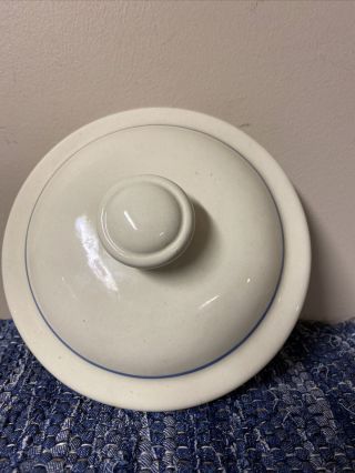 Vintage Treasure Craft Usa Porcelain Cookie Jar Lid See Photos For Measurement