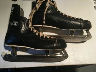 Vintage Hyde All Star Hockey Skates Size 12