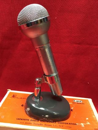 Vintage Lafayette 4 - Way Crystal Microphone 99 - 46443 2