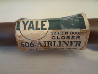 Vintage Yale Airliner Door Closer 506 - Brown