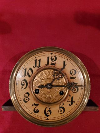 Antique German Gustav Becker (gb) Clock Movement & Dial