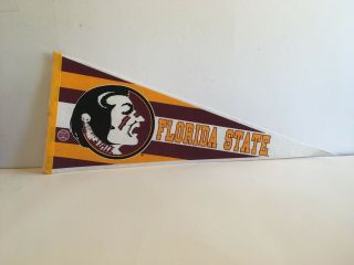 Florida State Seminoles College Sports Football Vintage Collectible Pennant