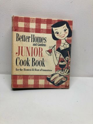 Vintage Better Homes And Gardens Junior Cook Book