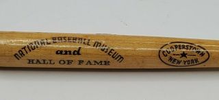 Cooperstown York Hall Of Fame Baseball Museum Wood Bat Mechanical Pencil Vtg