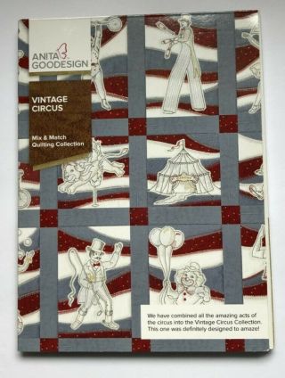 Vintage Circus Anita Goodesign Embroidery Design Machine Cd 308aghd