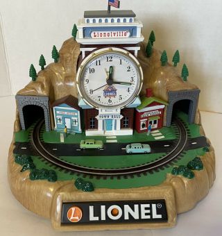 Lionel 100th Anniversary Alarm Clock,  Without Train,  Alarm And Sounds Work