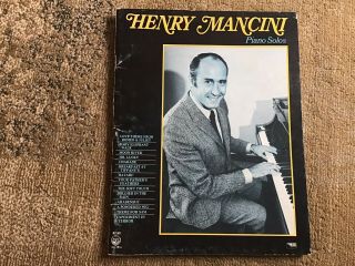 Vintage 1968 Henry Mancini Piano Solos Sheet Music Book 48 Pages