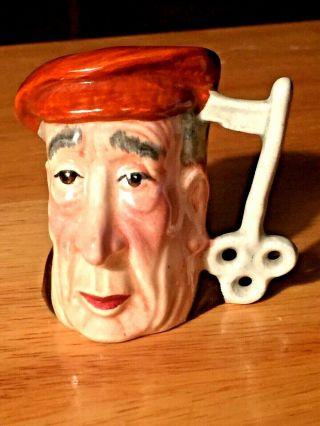 Vintage Miniature Watchman Sylva Ceramic - Hand Crafted & Painted In England