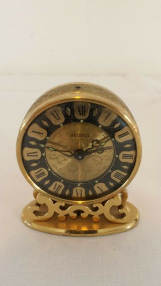 Vintage Semca Eight Days Alarm Clock