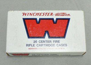 Empty Box Of Winchester 45 - 70 Unprimed Cartridge Cases