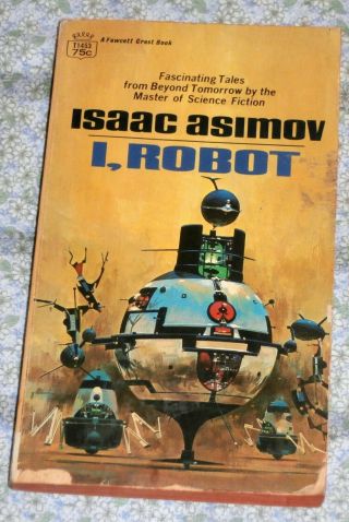 I,  Robot Vintage Paperback Book By Isaac Asimov (1970)