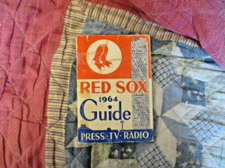1964 Boston Red Sox Media Guide Press Book Yearbook Carl Yastrzemski Program Ad