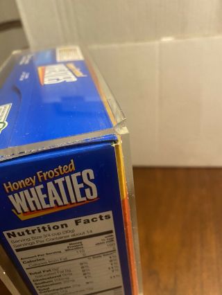 1995 Dale Earnhardt Honey Frosted Wheaties Cereal Box WITH DISPLAY CASE 3