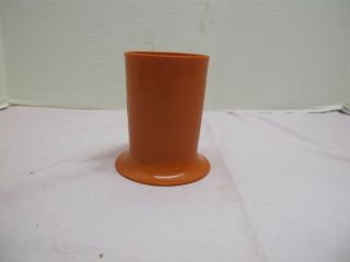 Vintage Tupperware Toddler Spill Proof Training Cup Orange