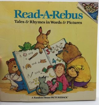 Vintage Read - A - Rebus : Tales And Rhymes In Words And Pictures
