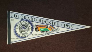 Colorado Rockies Inaugural Year,  1993 Pennant