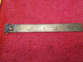 The L.  S.  S.  Co.  No.  603 6 " Rule Tempered No.  4 W/hook Pat Aug 24 
