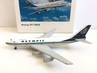 Olympic Airways Boeing B747 - 200b Herpa 1:500 Diecast Plane Model