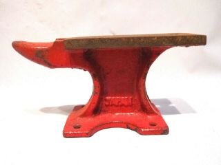 Vintage Small Cast Iron Jeweler Gunsmith Hobby Anvil,  Stamped Japan