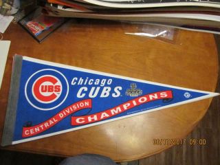 2003 Chicago Cubs Central Division Champions Db Pennant B1