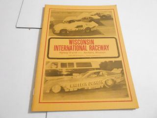 Misc - 2501 Car Racing Program - 1983 Wisconsin International Raceway 3rd