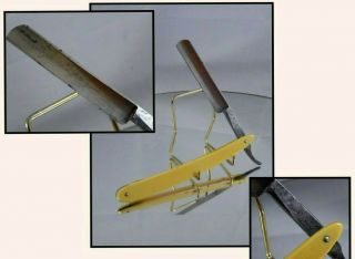 Vintage Robeson Shur Edge Straight Razor Rochester Ny ".  Fits Your Face "