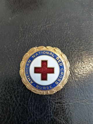Vintage American National Red Cross Nurse Badge Pin - 293726