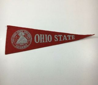 Ohio State Vintage Mini Felt College Football Pennant 9.  5 " X 3 "