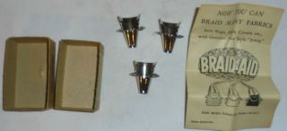 Braid Aid Vintage Rug Making Tool Braiding Braided Set Of 3 Box