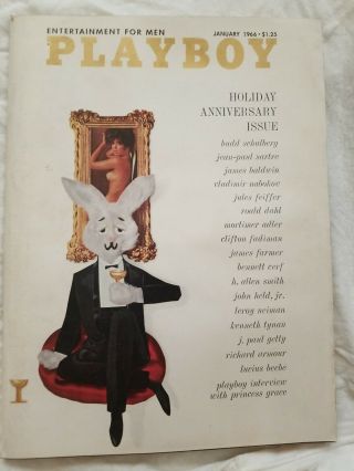 Vintage 1966 Playboy Magazines Full Year 1966 All 12 Issues Complete Set