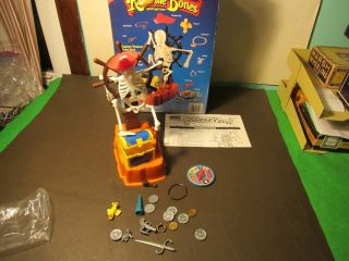 Vintage Game 1989 Rattle Me Bones Motorized Game By Tyco