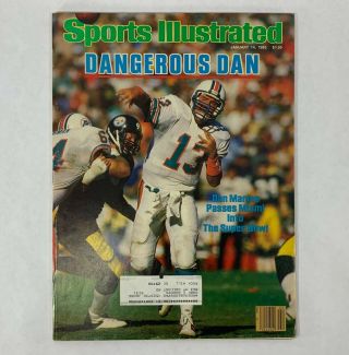 Sports Illustrated - January 14,  1985 - Dan Marino - Miami Dolphins