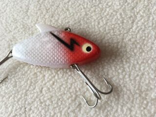 Heddon Sonic Silver and Red Fishing Lure W Box 3