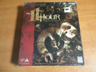 The 11th Hour - Vintage Ms - Dos Cd - Rom Game - Complete Big Box