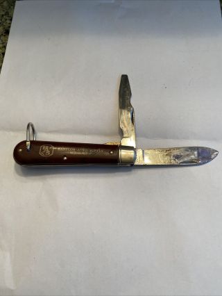 Vintage Colonial Prov.  Usa 2 Blade Pocket Knife 3 1/2 " Knife.