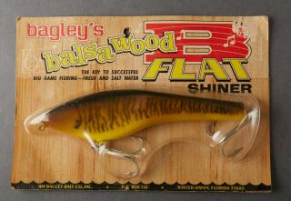 Bagley B Flat 8 " Muskie /pike Fresh Saltwater Fishing Lure Tough In Package