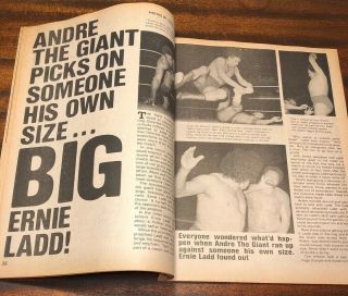 1974 Inside Wrestling December Andre The Giant Ernie Ladd Gorgeous George Awa
