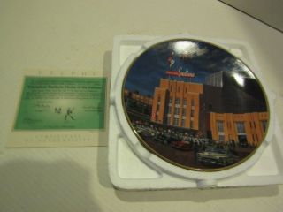 Delphi Plate Baseball Classic Ballparks Cleveland Stadium Home Of The Indians