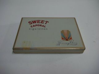 Vintage Sweet Caporal Cigarette Tin