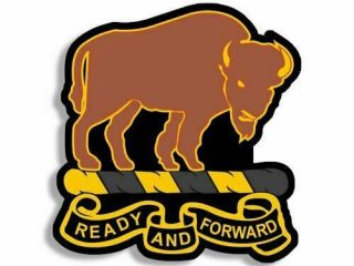 Buffalo Soldiers Ready And Forward 4 " Sticker Decal Made In Usa