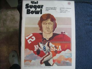 1974 Sugar Bowl Nebraska Vs Florida Football Grobee1957