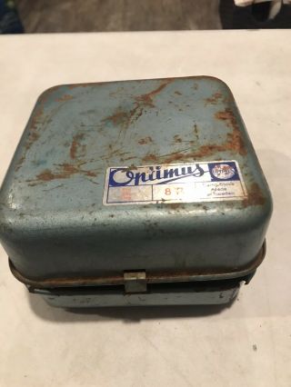 Vintage Optimus 8r Compact Backpacking Stove Made In Sweden