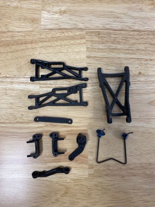 Vintage Team Losi Xx Cr Buggy Parts A - Arms,  Caster Blocks,  Etc