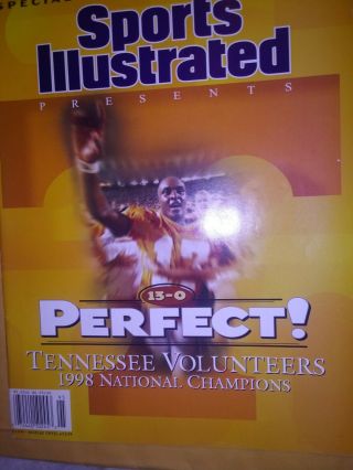 Sports Illustrated Perfect 13 - 0 Tennessee Volunteers 1998 National Champions