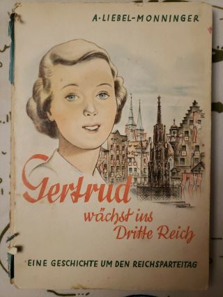 Vintage 1942 German Book Printed In Nurnberg,  Germany Old Style Font Rare