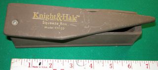 545 1 - Vintage Knight & Hale Turkey Box Call Ex