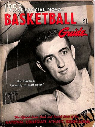 Official Ncaa Basketball Guide Record Book 1954_frank Selvy_furman University