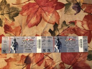 York Yankees 2009 World Series Game 2 Tickets Stubs Complete Full