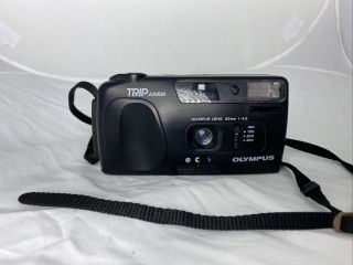 Vtg 35mm Olympus Trip Junior Point And Shoot Film Camera