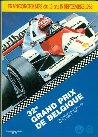 1985 Belgian F1 Grand Prix / Francorchamps / Formula One